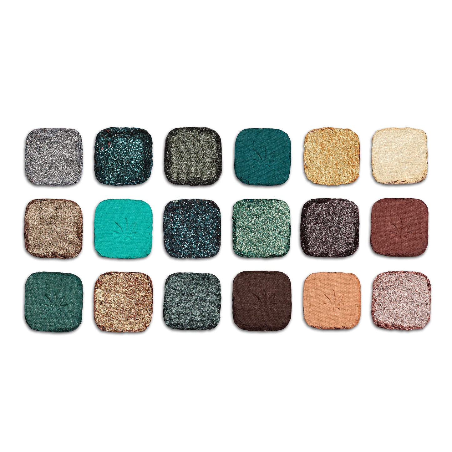 Makeup Revolution Eyeshadow Palette, Highly Pigmented includes 18 shades, Long Wearing and Easily Blendable Eye with Shimmary and Matte Finish, Forever Flawless Allure - 19g